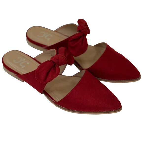 Journee Collection Shoes - Journee Collection Telulah Bow Flat Mules (NWOB)